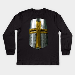 Crusader Helmet Kids Long Sleeve T-Shirt